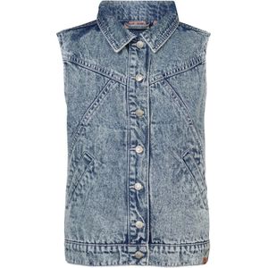 Blue Rebel meisjes gilet - Bleached denim