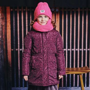 Z8 - Channa - Winterjas - Bordeaux - Voor Meisjes
