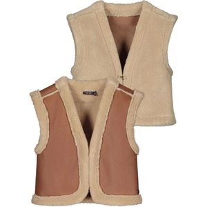 Like Flo meisjes gilet - Cognac