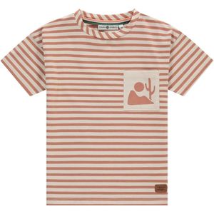 Stains & Stories jongens t-shirt - Brique