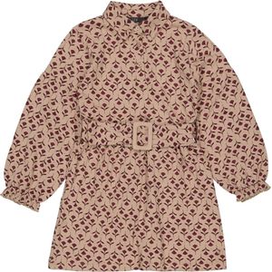 LEVV meisjes jurk - Bruin