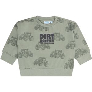 Flinq jongens sweater - Mos