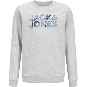 Jack & Jones Junior jongens sweater - Grijs melee