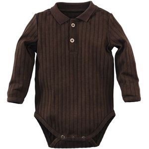 Z8 Newborn jongens romper - Bruin