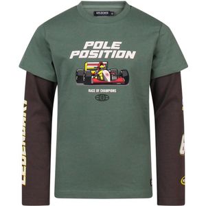 Unlocked jongens longsleeve - Donker groen