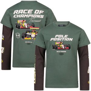 Unlocked jongens longsleeve - Donker groen