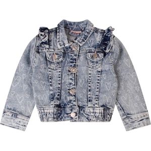Bakkaboe meisjes spijkerjas - Medium denim