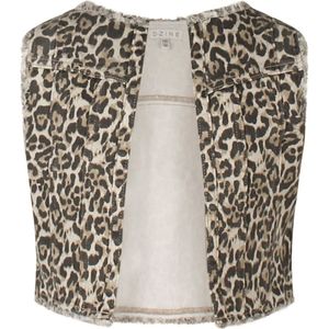 D-zine meisjes gilet - Bruin