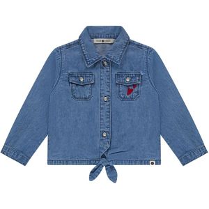 Stains & Stories meisjes blouse - Denim
