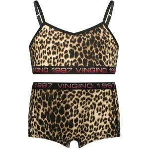 Vingino - Set - Bustier en Short - Panterprint - Stretchkatoen
