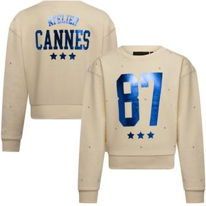 D-zine meisjes sweater - Ecru