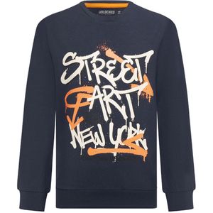 Unlocked jongens longsleeve - Marine