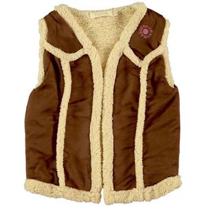 TOPitm meisjes gilet - Bruin