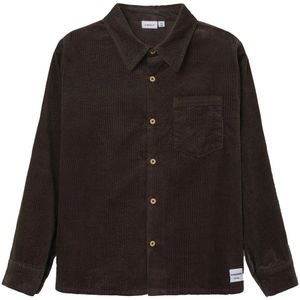 Name It jongens overhemd - Donker bruin