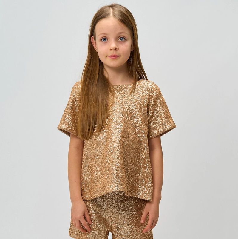 The New - Blouse - Goud - Voor Meisjes