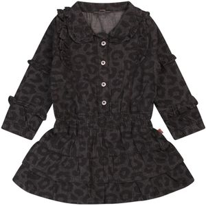 Bakkaboe - Jurk - Black denim - Meisjes