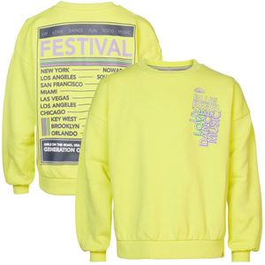 Blue Rebel meisjes sweater - Geel