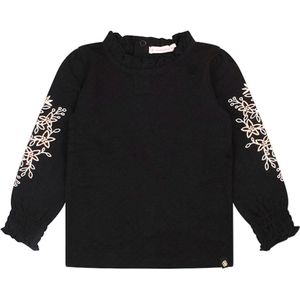 Bakkaboe meisjes blouse - Zwart