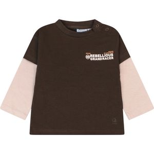 Flinq jongens longsleeve - Coffee
