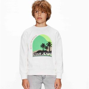 Retour jongens sweater - Ecru