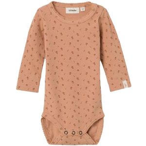 Lil’Atelier meisjes romper - Licht bruin