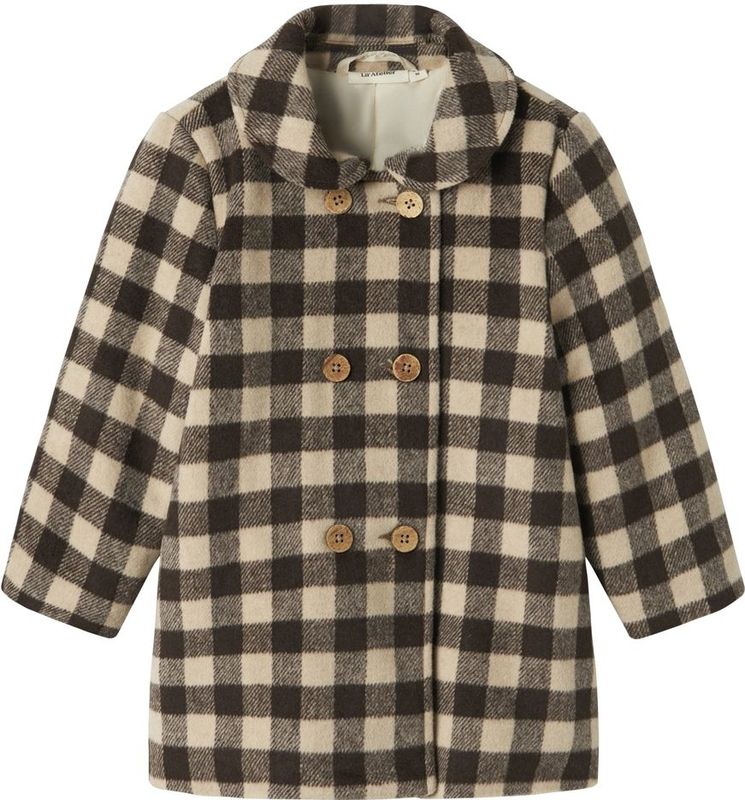 NAME IT Mantel  zwart / wolwit