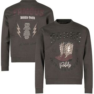 D-zine meisjes sweater - Antracite