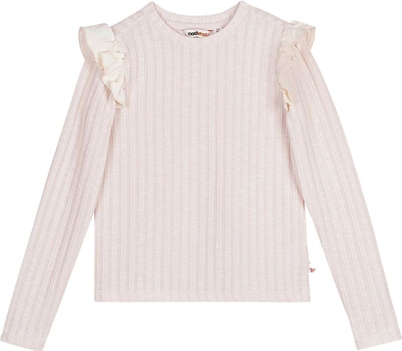 Moodstreet meisjes longsleeve - Ecru