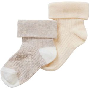 Noppies unisex sokken - Beige