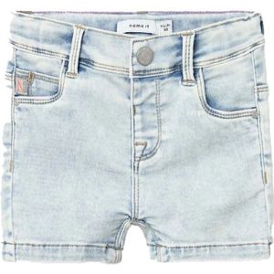 Name It meisjes korte broek - Bleached denim