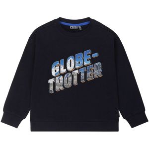 Tumble 'n Dry Mid Sweater Arctic met Tekst Donkerblauw