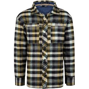 Blue Rebel jongens overhemd - Donker groen