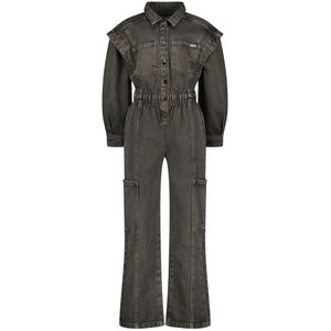 Vingino meisjes salopette - Black denim