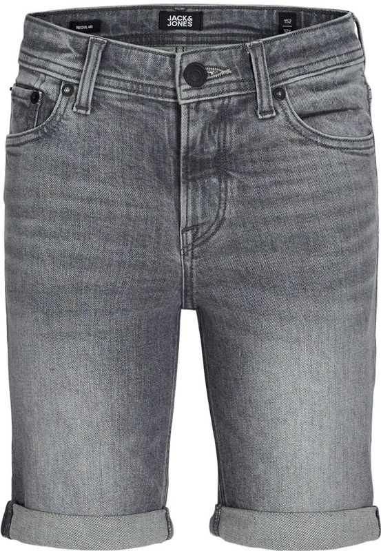 Jack & Jones Junior jongens korte broek - Grey denim