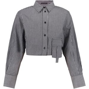 Frankie & Liberty meisjes blouse - Zwart