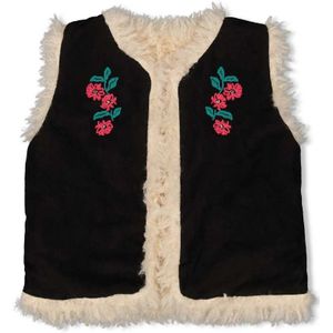 Jubel meisjes gilet - Antracite