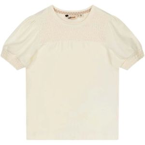 Moodstreet meisjes t-shirt - Ecru