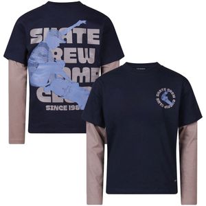 Unlocked jongens longsleeve - Marine