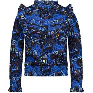 D-zine meisjes blouse - Kobalt
