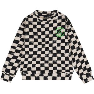 Tumble 'N Dry - Peutersweater - Blokjesprint - 100% Biologisch Katoen