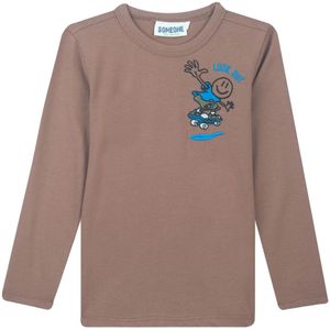 Someone jongens longsleeve - Bruin