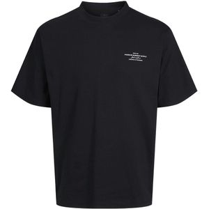 JACK & JONES Junior - T-shirt - Zwart - Katoen - Regular Fit
