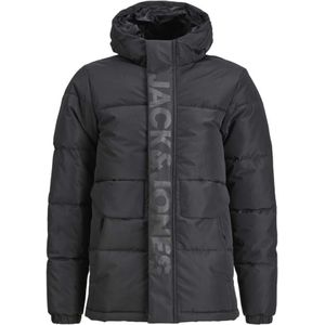 Jack & Jones Junior jongens winterjas - Zwart