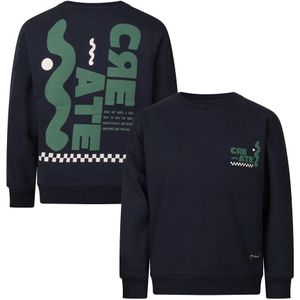 Unlocked jongens sweater - Marine