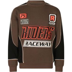 Unlocked jongens sweater - Bruin