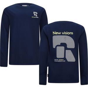 Retour jongens longsleeve - Marine