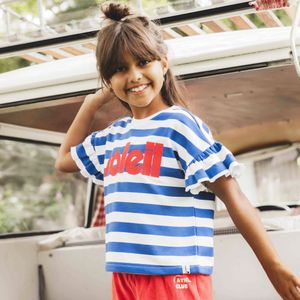 LOOXS meisjes t-shirt - Kobalt