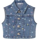 Name It meisjes gilet - Black denim