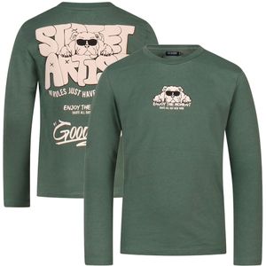Unlocked jongens longsleeve - Donker groen