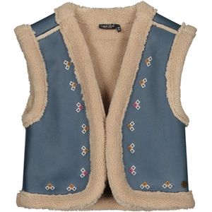 meisjes gilet - Indigo